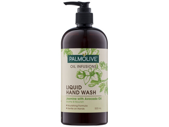 Palmolive Oil Infusions Liquid Hand Wash Soap Soothe & Nourish Jasmine with Avocado Oil Pump