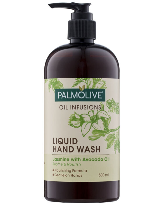 Palmolive Oil Infusions Liquid Hand Wash Soap Soothe & Nourish Jasmine with Avocado Oil Pump