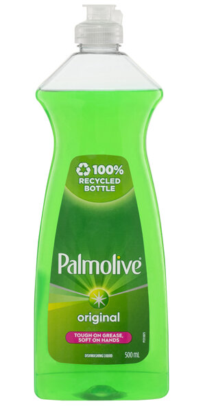 Palmolive Regular Dishwashing Liquid, 500mL, Original, Tough on Grease