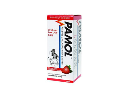 Pamol Double Strength Colourfree Suspension 250mg/5ml  200ml