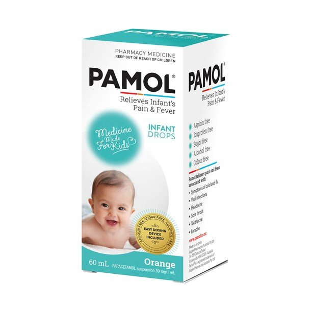 Pamol Infant Drops 60ml