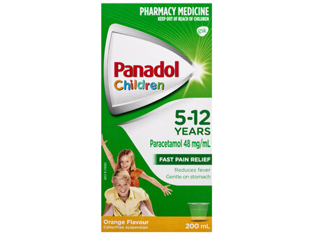 Panadol Children 5-12 Years Orange Flavour 200mL