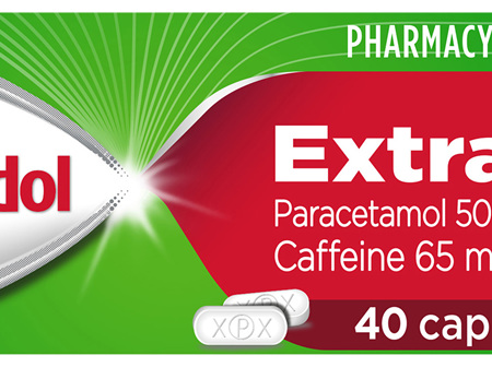 Panadol Extra with Optizorb, Paracetamol Pain Relief Caplets, 40