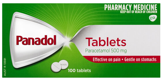 Panadol for Pain Relief, Paracetamol - 500mg 100 Tablets