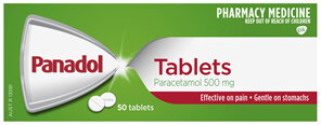 Panadol for Pain Relief, Paracetamol - 500mg 50 Tablets