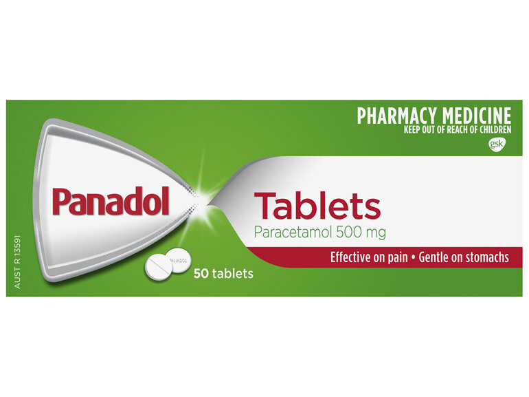 Panadol for Pain Relief, Paracetamol - 500mg 50 Tablets