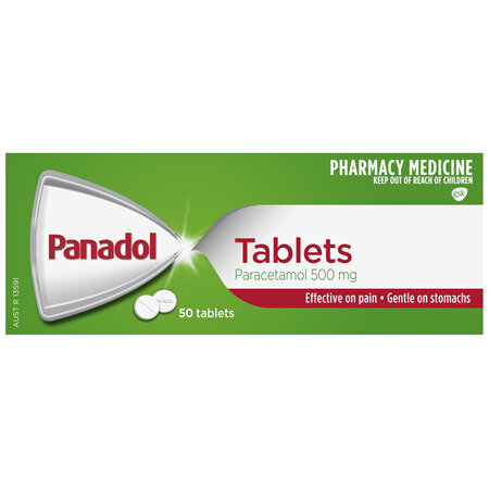 Panadol for Pain Relief, Paracetamol - 500mg 50 Tablets