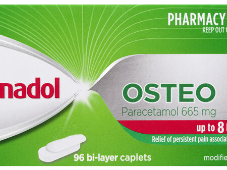 Panadol Osteo for Osteoarthritis, Paracetamol - 665mg 96 Caplets