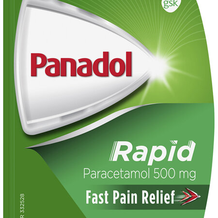 Panadol Rapid for Pain Relief, Paracetamol - 500mg 10 Caplets