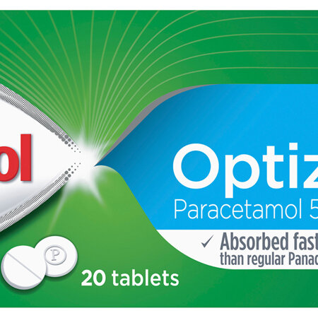 Panadol with Optizorb for Pain Relief, Paracetamol - 500mg 20 Tablets