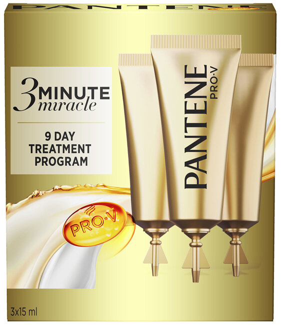 Pantene Pro-V 3 Minute Miracle Intensive Treatment Conditioner 3 x 15ml