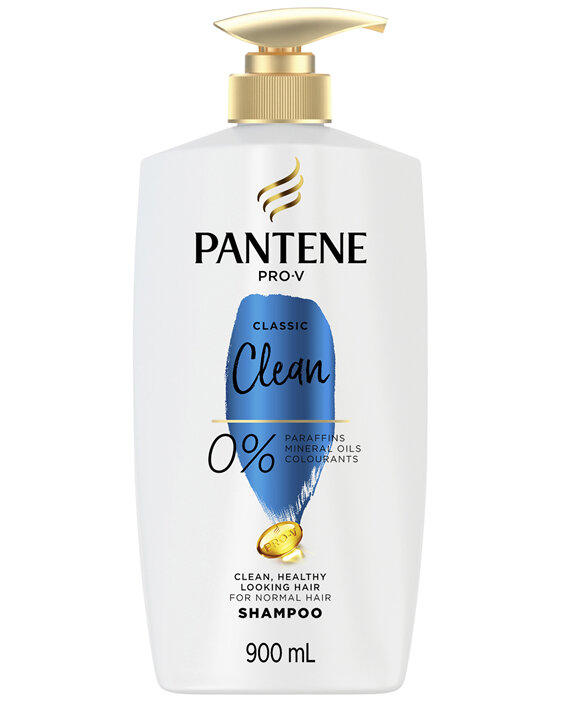 Pantene Pro-V Classic Clean Shampoo: Cleansing Shampoo for Hair 900 ml