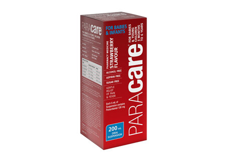 Paracare Junior Strawberry Childrens Liquid 200ml