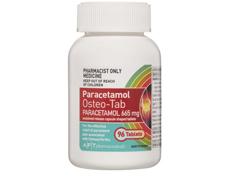 Paracetamol Osteo-Tab® 96 Tablets Bottle