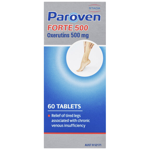 Paroven Forte 500mg Tablets 60 Pack