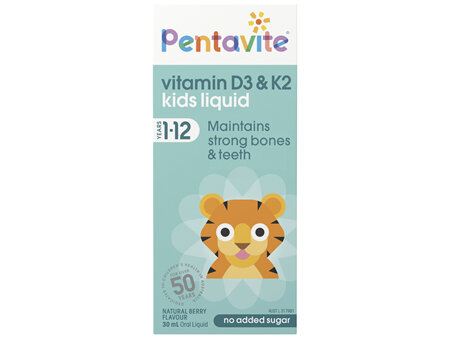 Pentavite Vitamin D3 & K2 Infant & Kids Liquid 30mL