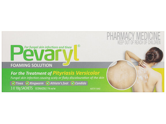 Pevaryl Anti-Fungal Foaming Solution 10g