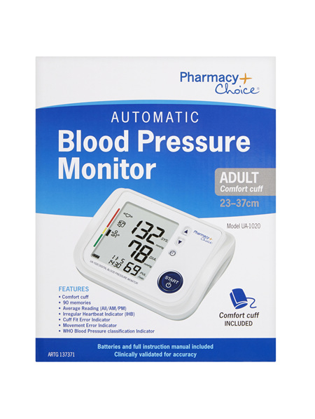 Pharmacy Choice -  Blood Pressure Monitor UA-1020