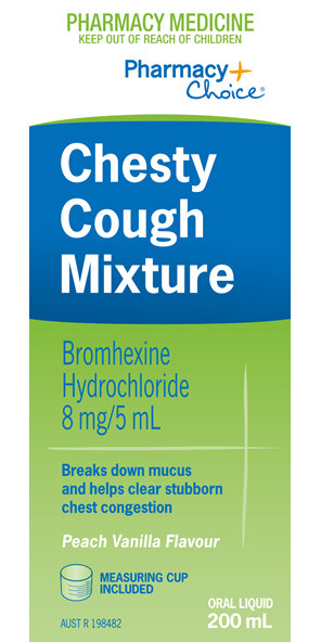 Pharmacy Choice -  Chesty Cough Mixture 200mL