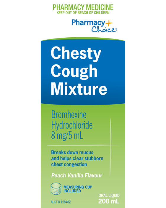 Pharmacy Choice -  Chesty Cough Mixture 200mL