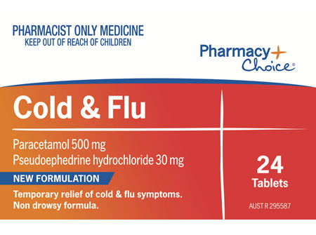 Pharmacy Choice -  Cold & Flu 24 Tablets