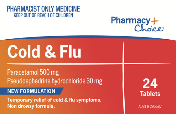 Pharmacy Choice -  Cold & Flu 24 Tablets