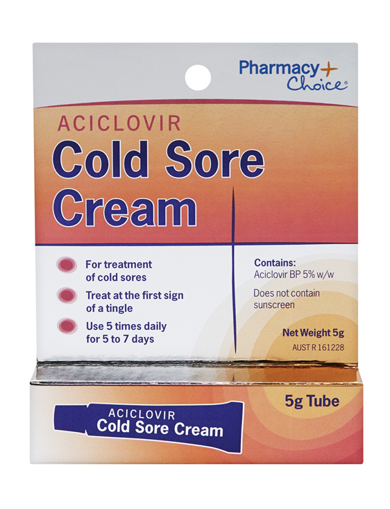 Pharmacy Choice -  Cold Sore Cream 5g Tube