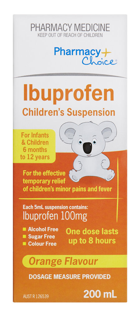 Pharmacy Choice -  Ibuprofen Children's Suspension (6 months to 12 years) 200mL