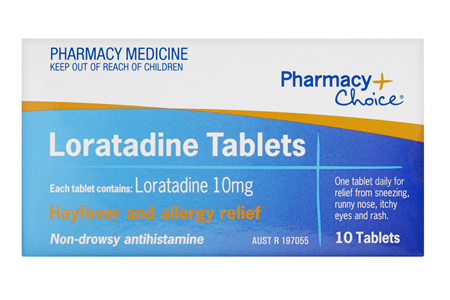 Pharmacy Choice -  Loratadine 10 Tablets