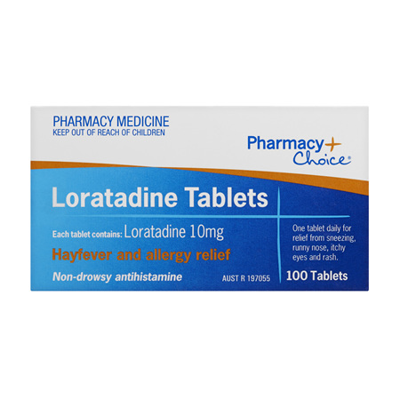 Pharmacy Choice -  Loratadine 100 Tablets
