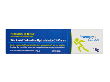 Pharmacy Choice -  Skin Assist Terbinafine Hydrochloride 1% Cream 15g