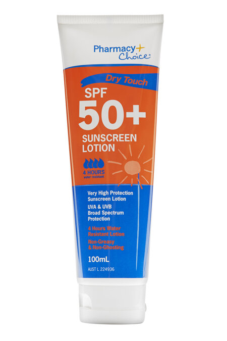 Pharmacy Choice -  Sunscreen SPF 50+ 100mL Tube DRY TOUCH