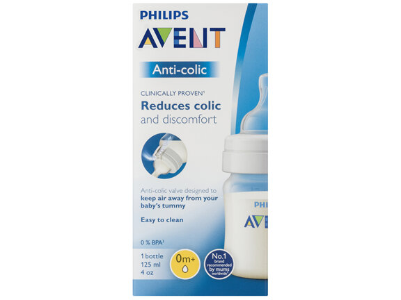 Philips Avent Anti-Colic Bottle 0m+ 125mL