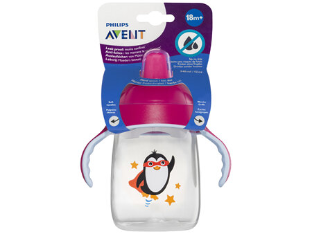 Philips Avent Spout Cup with Handles Pink 18m+ 340mL