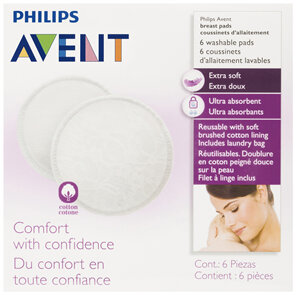 Philips Avent Washable Breast Pads 6 Pack