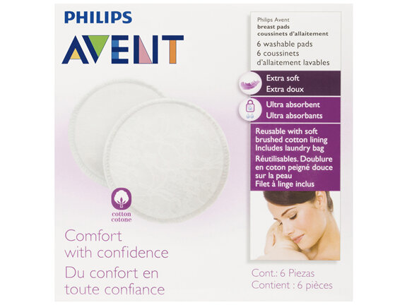 Philips Avent Washable Breast Pads 6 Pack