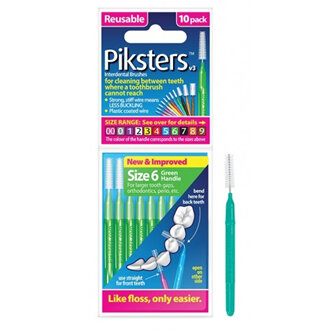 PIKSTERS I/D Green 1.6mm Taper 10pk