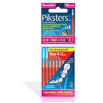 PIKSTERS I/D Red 1.2mm Taper 10pk