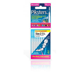 PIKSTERS I/D White 0.8mm Str. 10pk