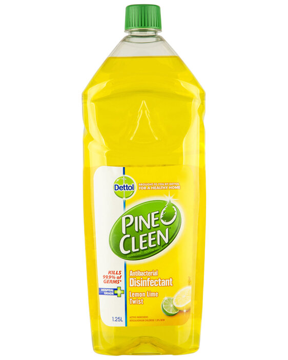 Pine O Cleen Antibacterial Liquid Disinfectant Lemon Lime 1.25L