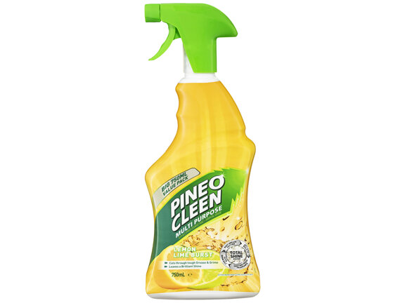 Pine O Cleen Disinfectant Multipurpose Cleaner Trigger Spray Lemon Lime 750mL