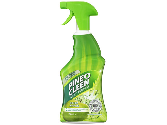 Pine O Cleen Disinfectant Multipurpose Cleaner Trigger Spray Crisp Apple 750mL