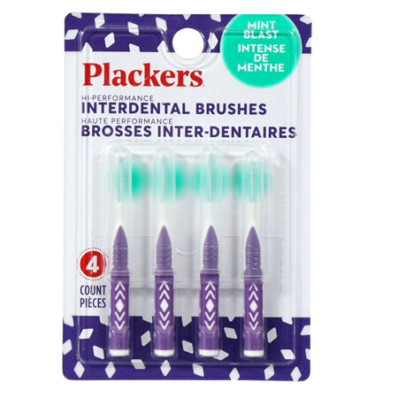 Plackers I/D Brushes Mint 4pk