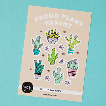 Plant Parent Sticker Sheet A5
