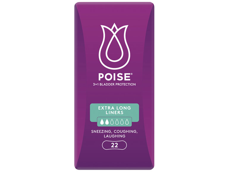 Poise Liners For Bladder Leaks Extra Long 22 Pack