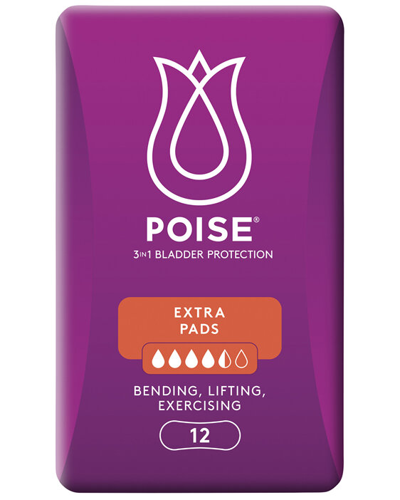 Poise Pads Extra 12 Pack