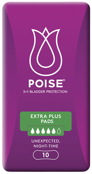 Poise Pads Extra Plus 10 Pack