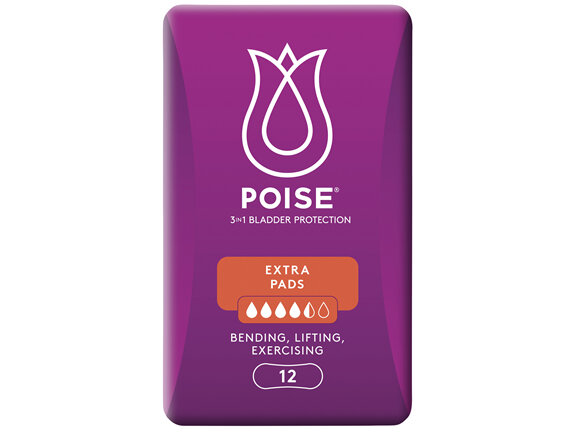 Poise Pads For Bladder Leaks Extra 12 Pack