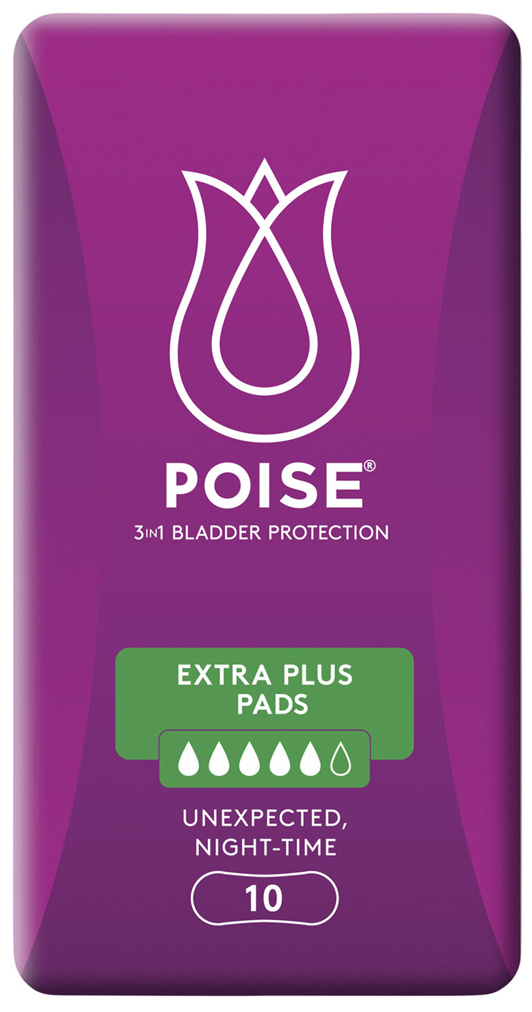 Poise Pads For Bladder Leaks Extra Plus 10 Pack