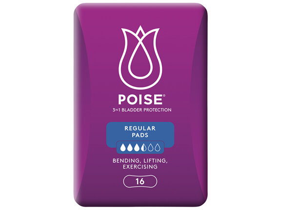 Poise Pads For Bladder Leaks Regular 16 Pack